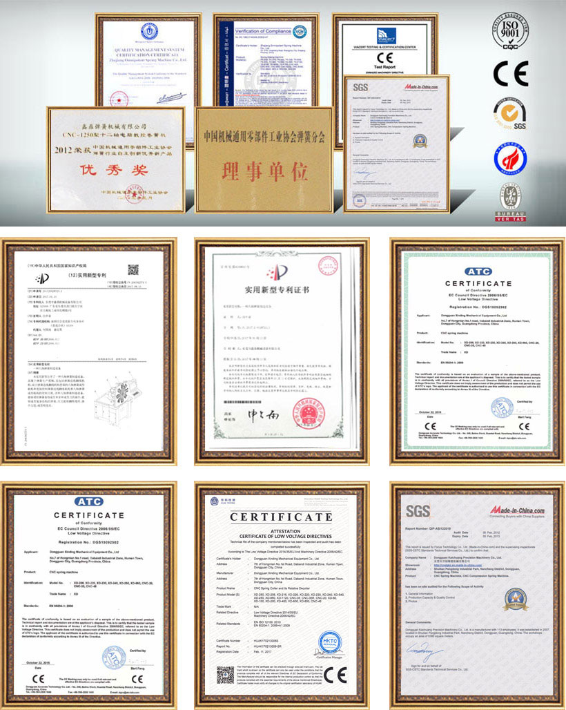 xinding spring certifications