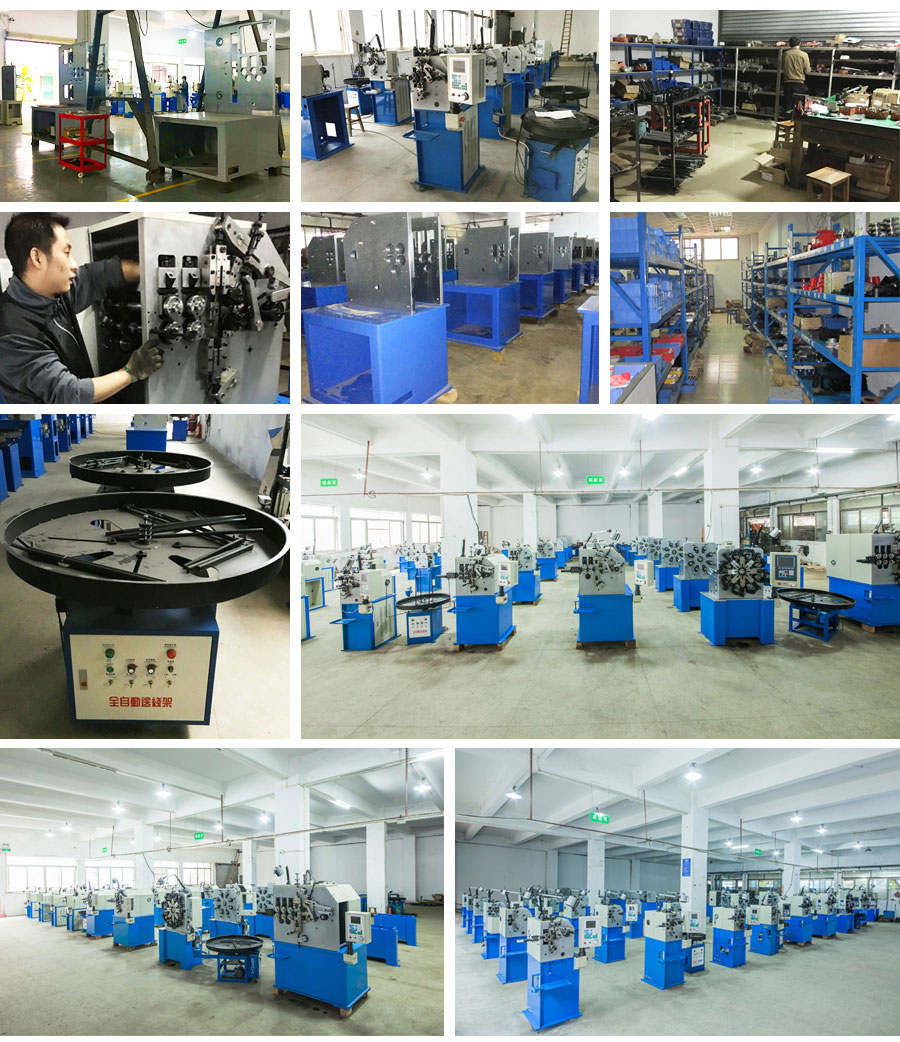 Xinding spring machine products workshop